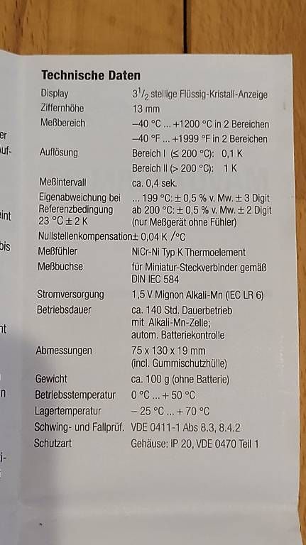 Mesurer: Temparaturmessgerät MAVOTHERM 32 – D'occasion à Watt par Aussi03 3