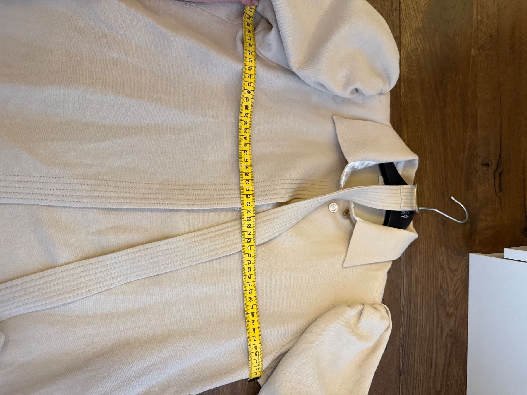 Sandro Vestiti: Schickes Sandro Paris Leinenkleid Gr. 36 beige – Nuovo (secondo la descrizione) da Oberneunforn venduto da Nir2yh 3