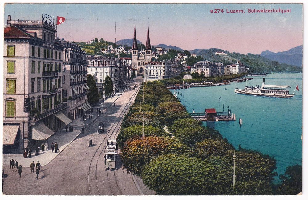 Luzern Schweizerhofquai 1929 | Kaufen auf Ricardo