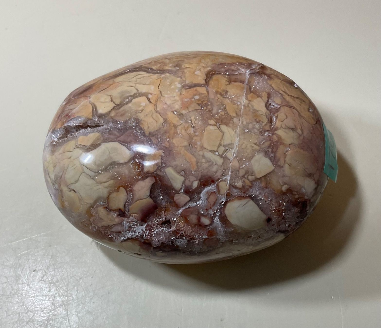 Minerali & Pietre curative: Wunderschöner Jaspis Ocean Free Form Handschmeichler – Nuovo (secondo la descrizione) da Gibswil venduto da BestePreis 2