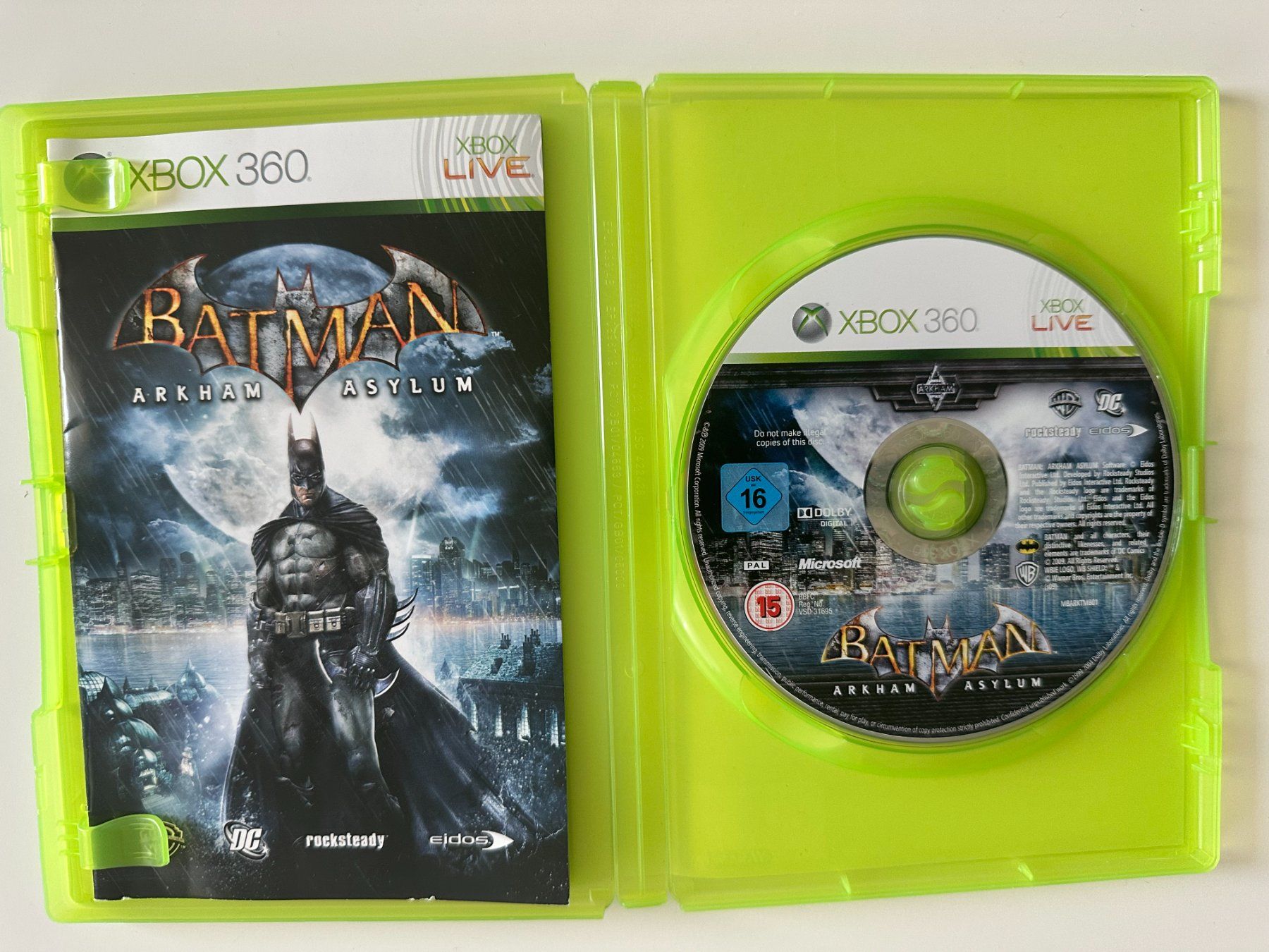 Microsoft Spiele: Batman: Arkham Asylum, Xbox 360, relevant in 2025 – Gebraucht aus Couvet von Aura_aura 1