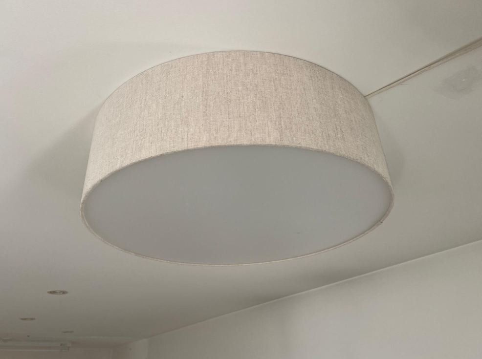 Lampadari & plafoniere: Deckenlampe / Stoff-Deckenleuchte – Ø ca. 60 cm – Usato da Urdorf venduto da Tornado75 1