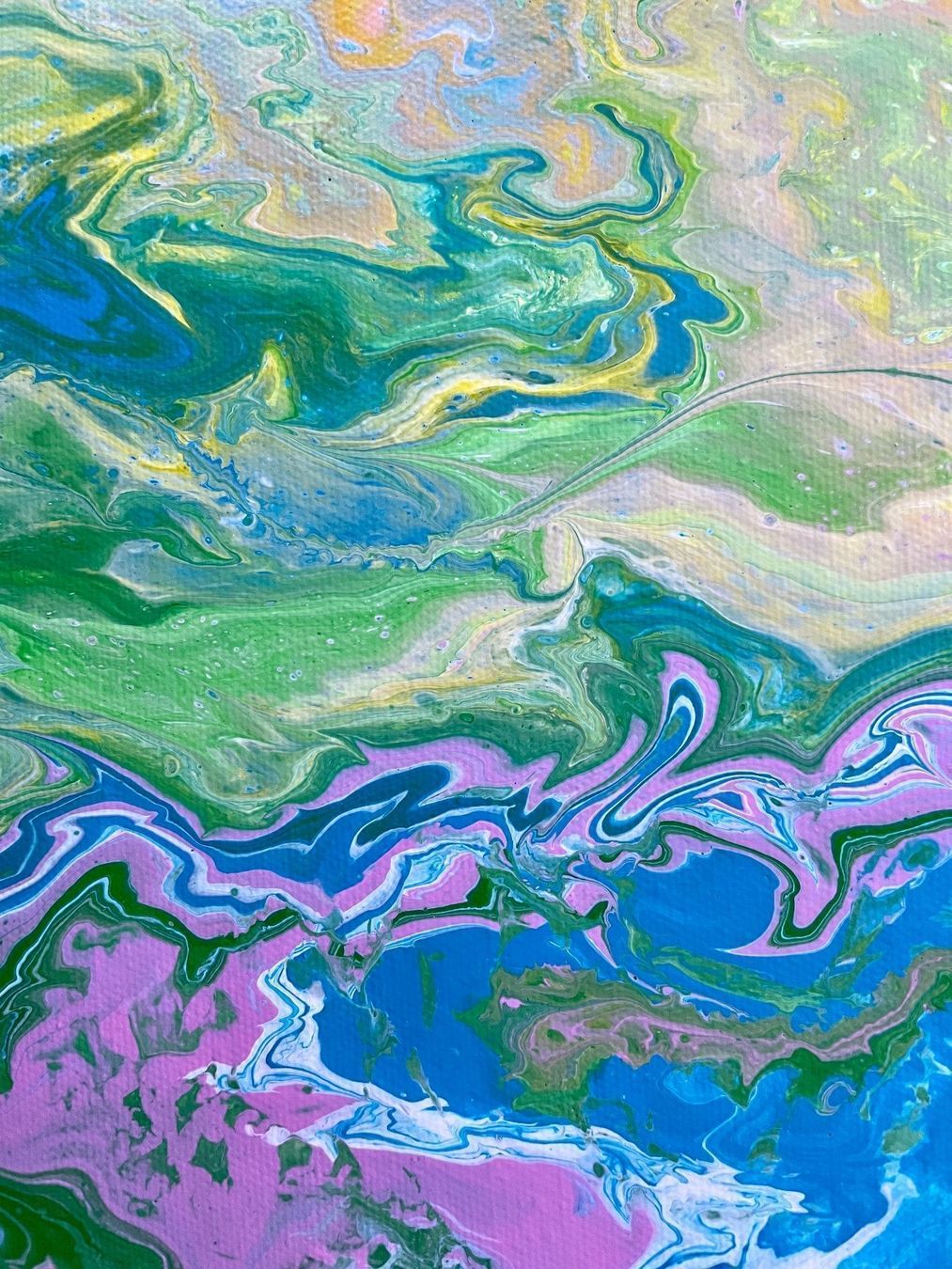 Gemälde: Acrylgemälde 40x60 farbig, abstrakt, Einzelstück – Neu (gemäss Beschreibung) aus Hochdorf von Jasminurschel 6