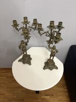 Paire de bourgeois ancien en bronze