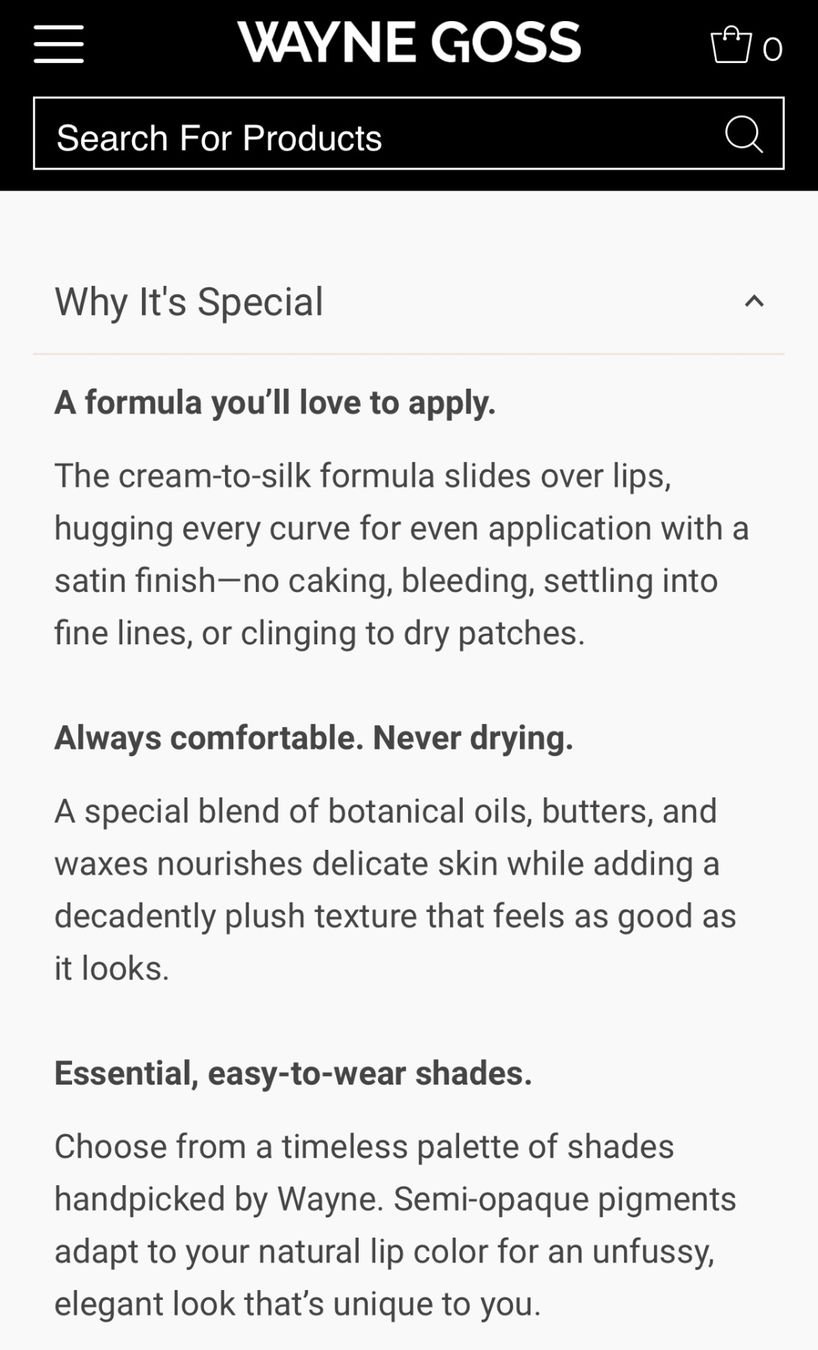 Make-up: Wayne Goss Gloss,neu, Ladenpreis 22$ – Neu und originalverpackt aus Zürich von deruja 9