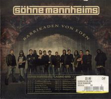 Söhne Mannheims CD Barrikaden Von Eden