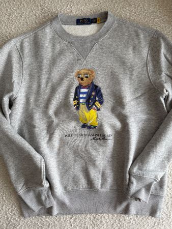 Polo Ralph Lauren Polo Bear Pullover, Grösse M, grau