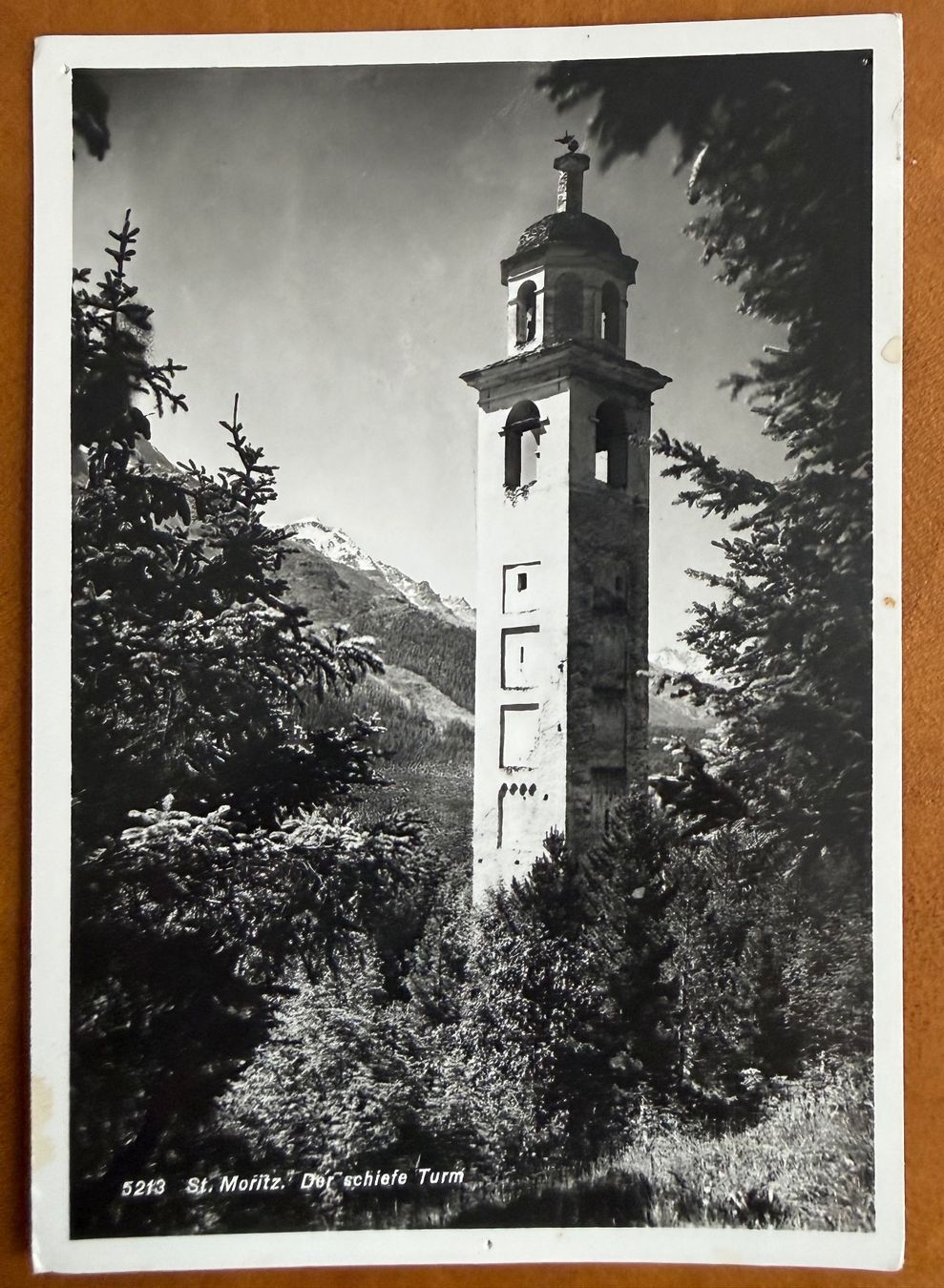 Cartes postales: St. Moritz - Schiefe Turm - AK – D'occasion à Lutry par Ediego