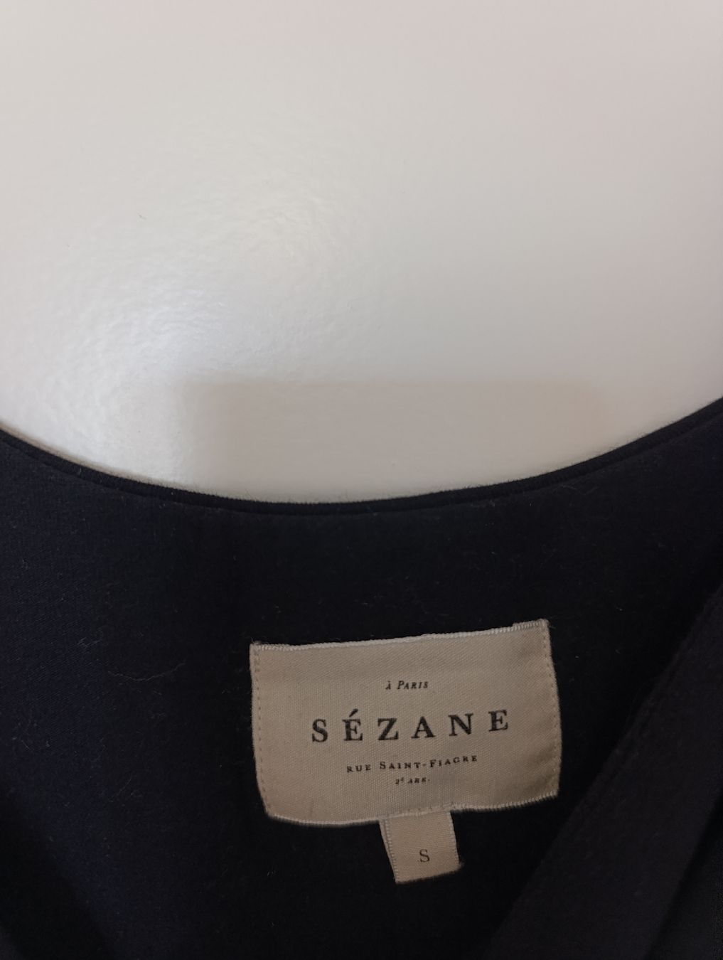 Sezane Tops: Sezane Bodysuit Square Neck Black Size Small – Neuf (Voir description) à Zürich par Sab_9d6l 4