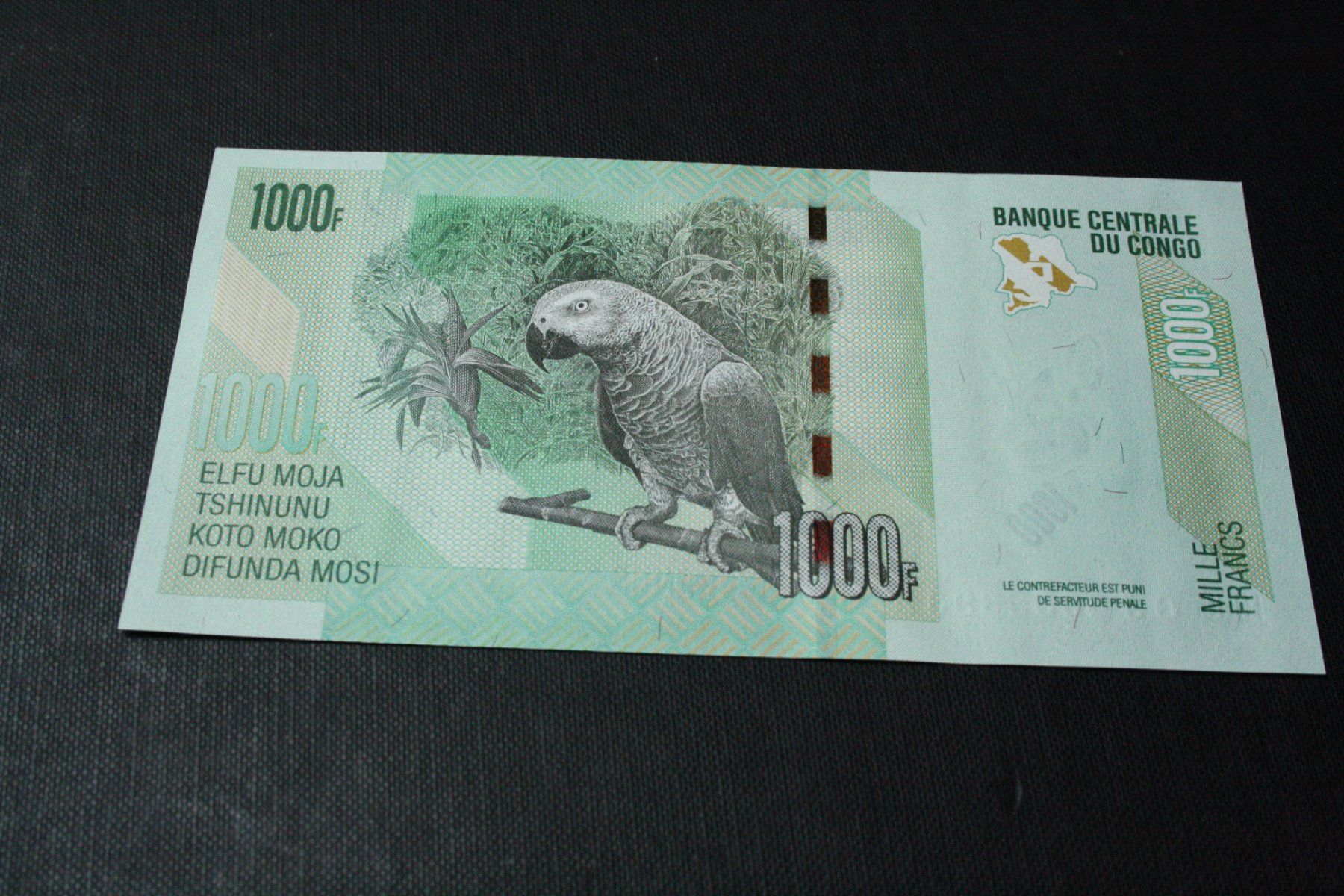 Banconote: UNC Congo 1 000 Francs  2022 – Nuovo (secondo la descrizione) da Cormondrèche venduto da Hermes.monnaies 1