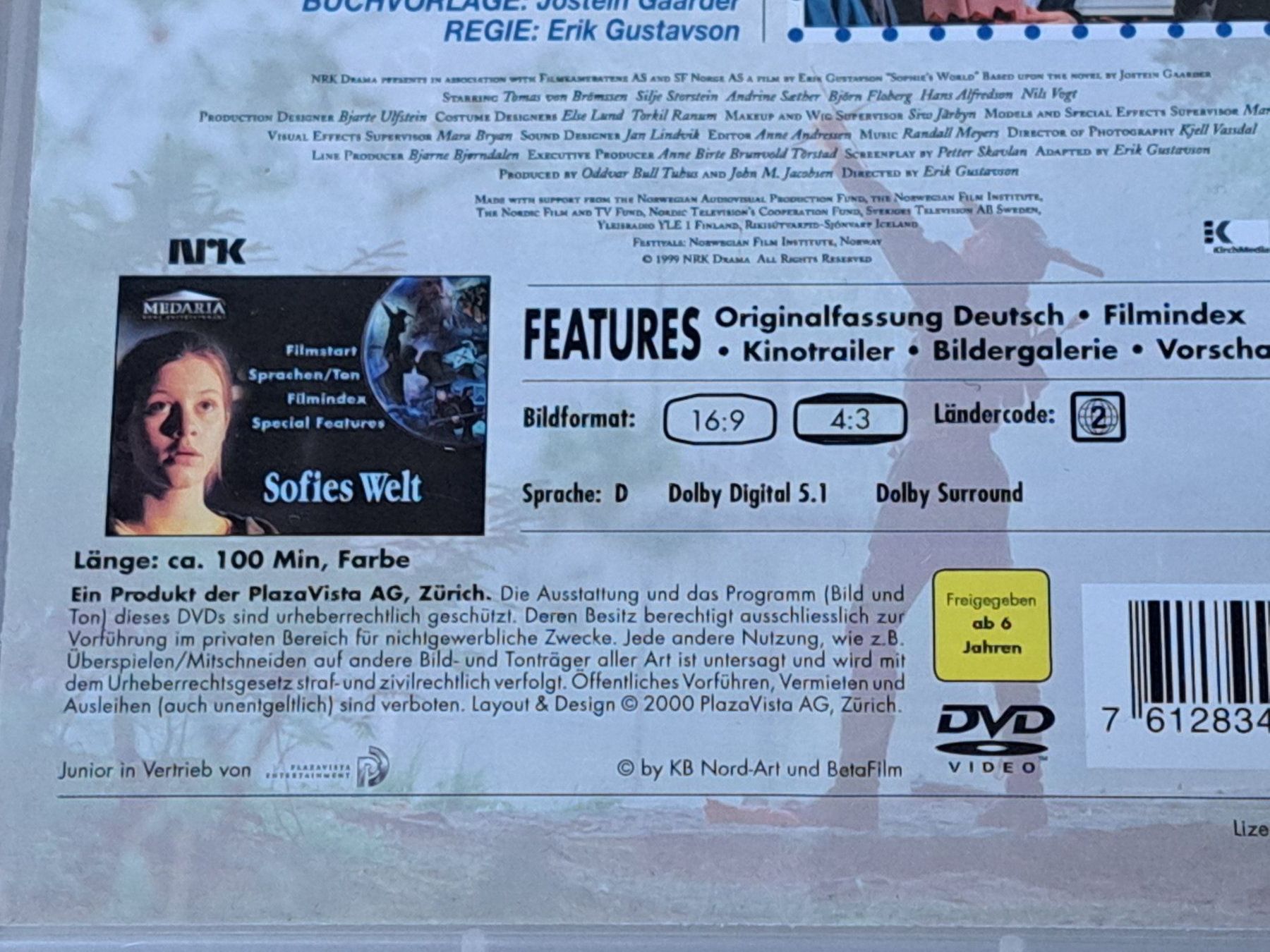 Tutti i DVDs: DVD Sofies Welt mit Silje Storstein – Usato da Unterseen venduto da Kanica 3