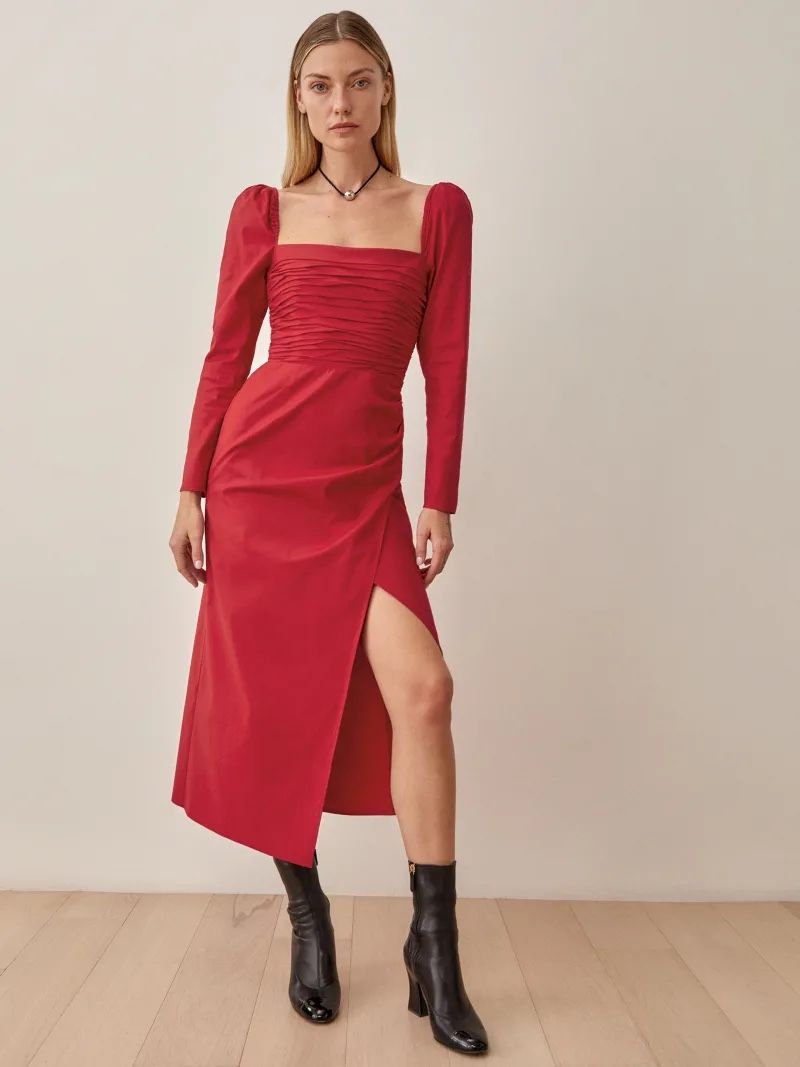 Reformation Vestiti: Reformation Cotton Midi Dress – Usato da St.Josefen venduto da lop_lh8d 1