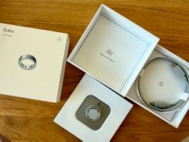 Oura Ring 4 | Brushed Silver | Gr. 9 | Top Zustand