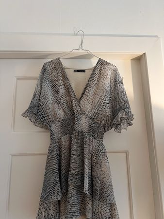 Zara print summer dress, size M