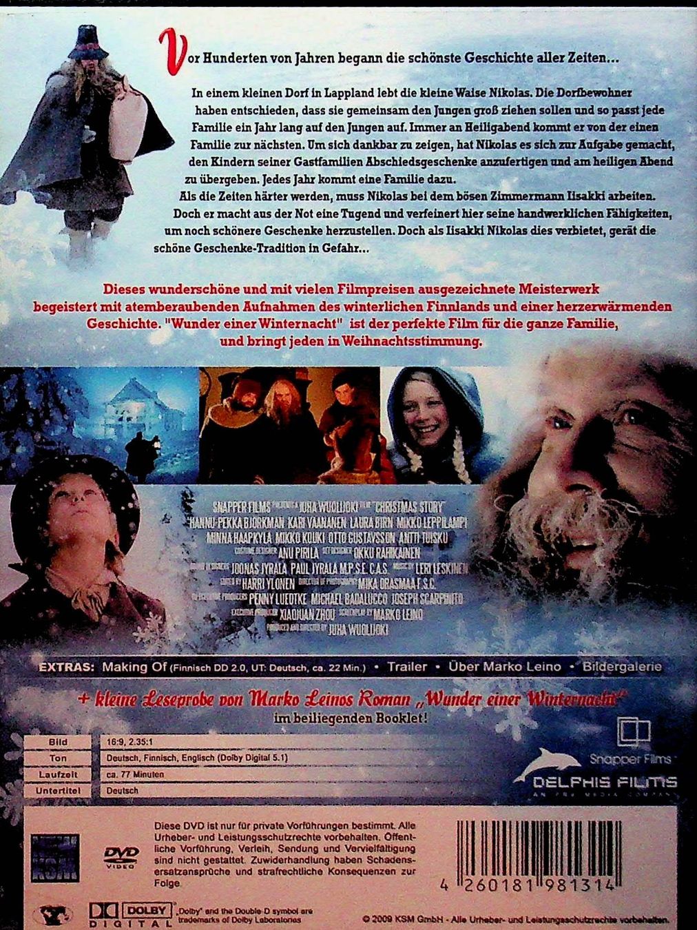 Tutti i DVDs: DVD Wunder einer Winternacht Weihnachtsgeschichte – Usato da Reitnau venduto da Zaomir 1