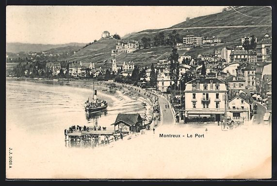 Cartoline postali: AK Montreux, le Port – Usato da Berlin venduto da bartko-reher