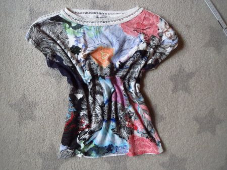 schönes DESIGUAL Damen Shirt Gr M