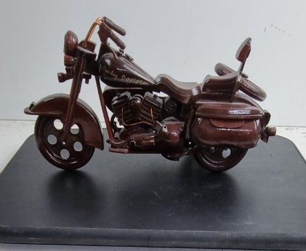 Modellbausätze & Standmodelle: Töff Motorrad Harley Davidson aus Holz – Gebraucht aus Flums von Flumsantik
