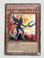 D.D. Einhornritter Yu-Gi-Oh! Karte, Top Zustand, Selten!