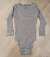 Lindex Schlichter Baby Gerippter Langarm-Body - Gr. 86