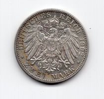 (739) Württemberg, 2 Mark 1902, vz