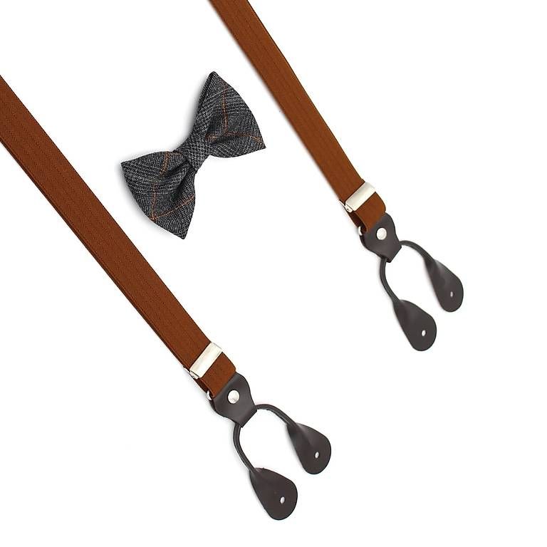 Altro in  Abbigliamento & Accessori: Hosenträger cognacbraun  Lederlaschen  TREGER C19 – Usato da Goldau venduto da locherrogerio 2