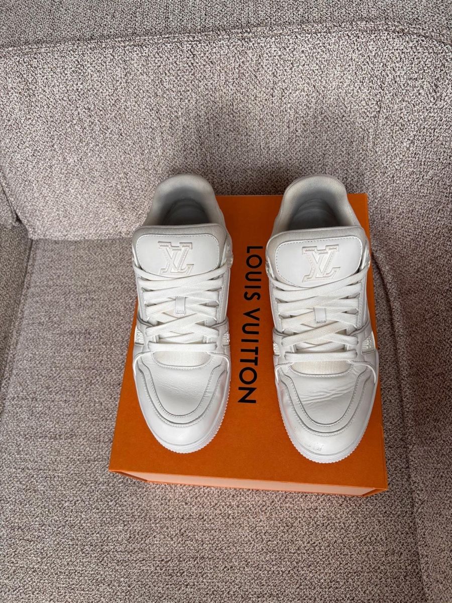 Louis Vuitton Scarpe da uomo: Louis Vuitton Trainer Sneaker weiss Grösse 070 – Usato da Allmendingen b. Bern venduto da misunia 4