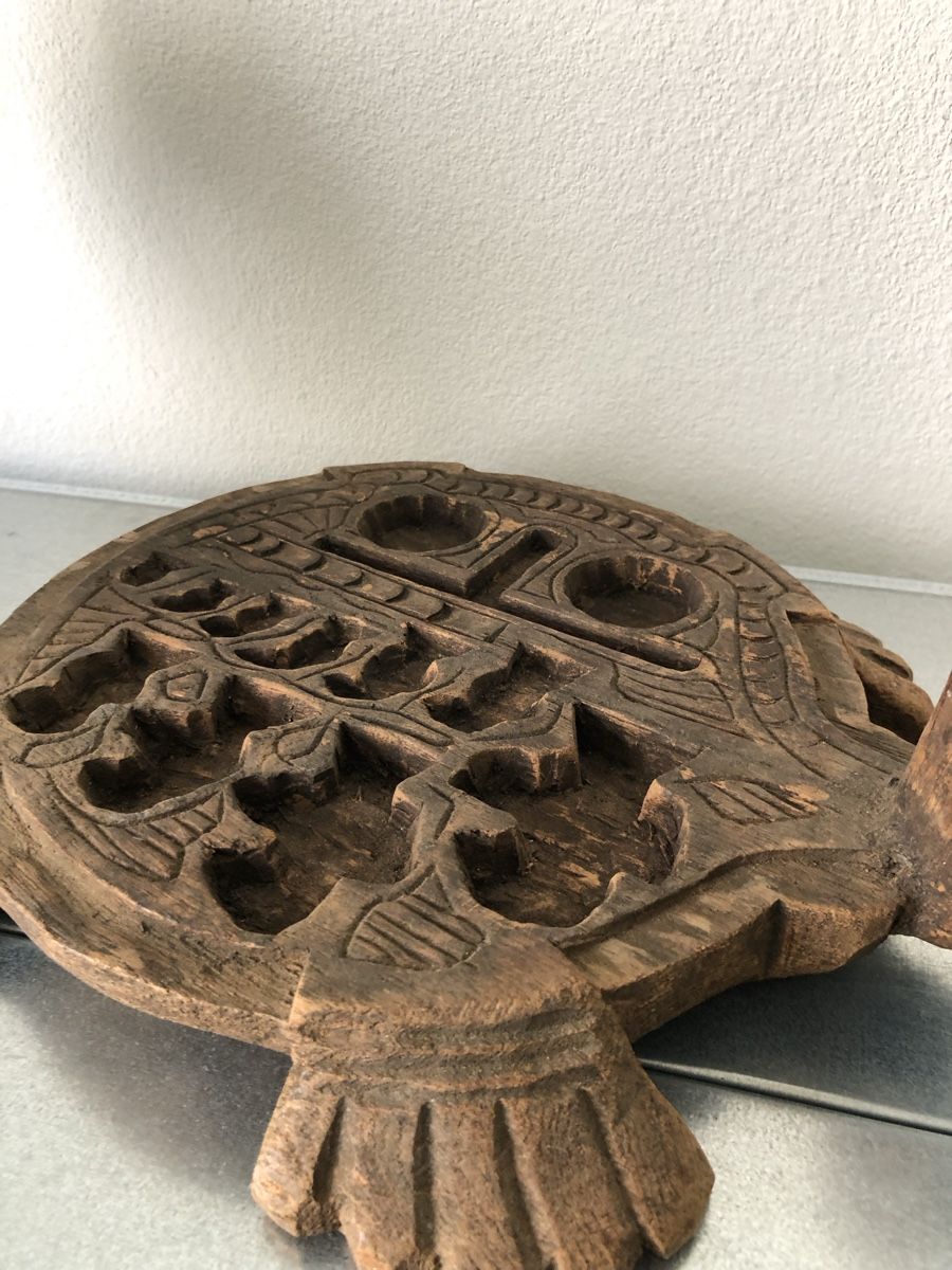 Sculture & Statue: Asiatika Volkskunst geschnitztes Schildkrötenobjekt – Usato da Basel venduto da Amechan. 3