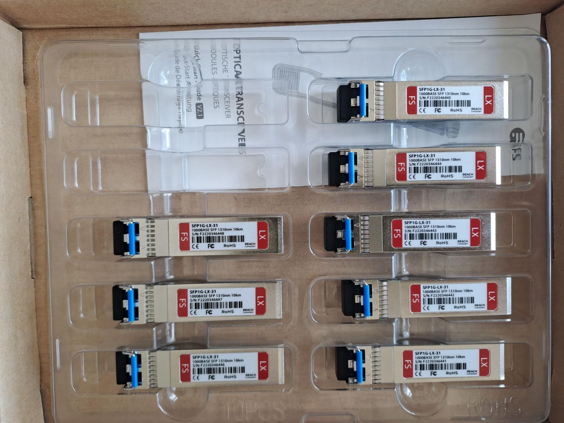 Convertitori: SFP Optisches Transceiver Modul mit DOM - 1000BASE-LX/LH – Usato da Muttenz venduto da Convergint-Schweiz 1