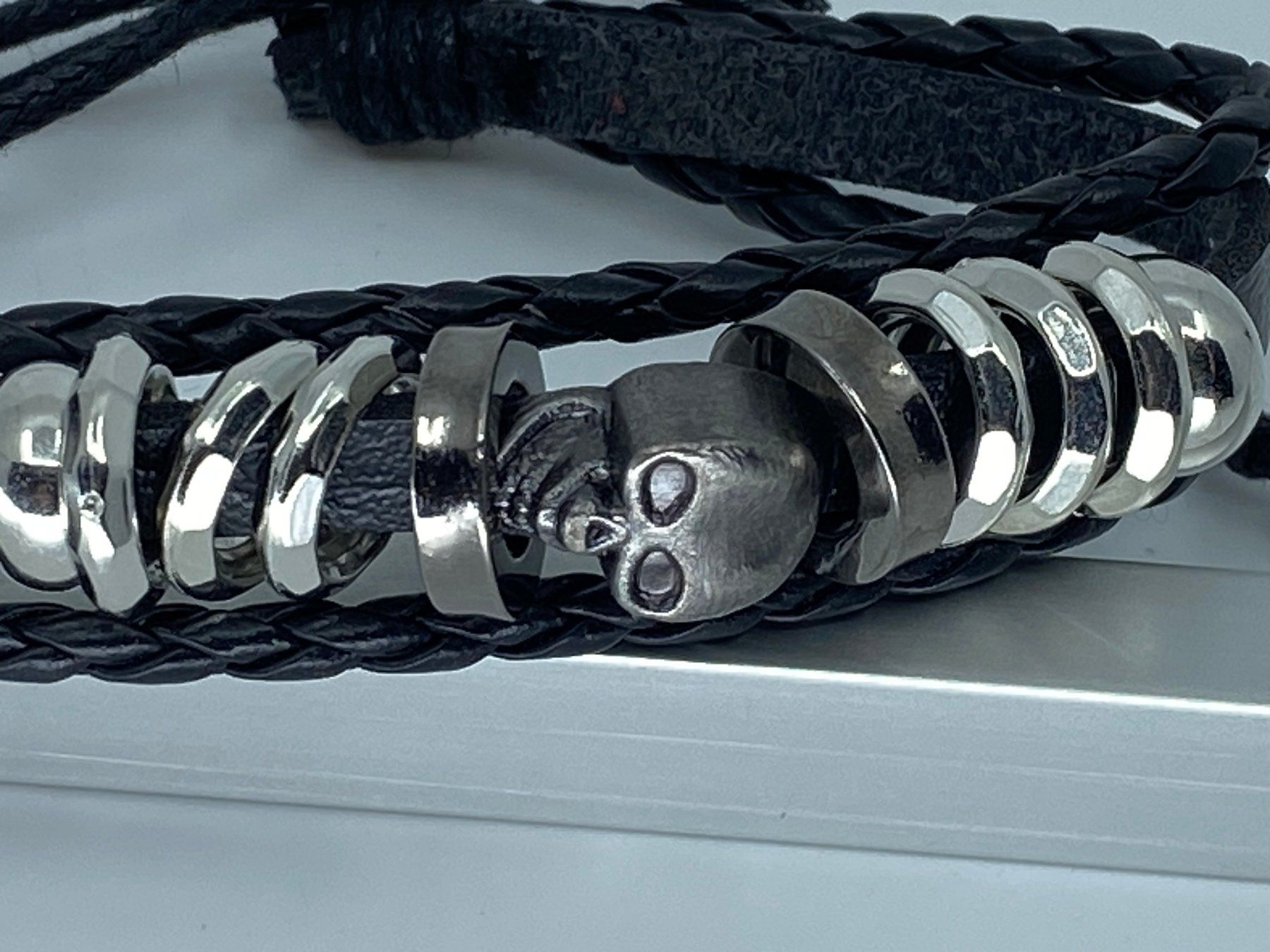 Armbänder & -reifen: Punk- und Rock-Style Armband 03 – Neu (gemäss Beschreibung) aus Langwiesen von Restposten-24 1