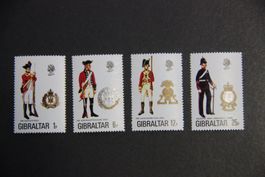 Gibraltar 1976 - Military Uniforms**