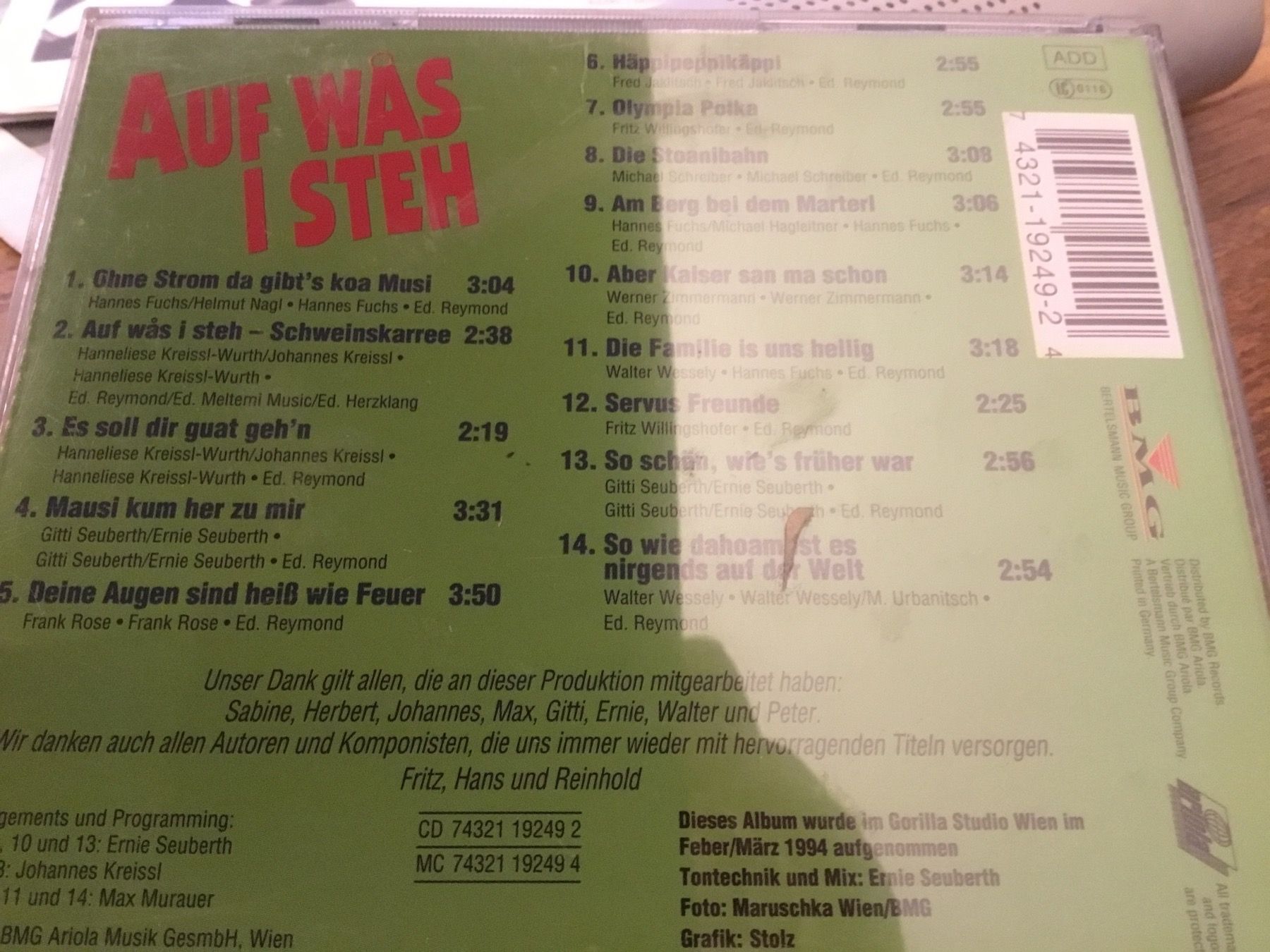 CD: Die Stoakogler – Usato da Thierachern venduto da sweden08 1