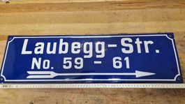 Emailschild "Laubegg-Str. No. 59 - 61"