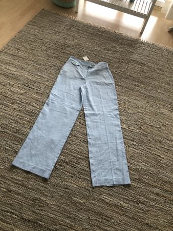Zara Leinen Hose. Gr. S. Neu. Hellblau 