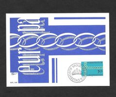Liechtenstein Pén Maximumkarte 481 Europamarke ET 11.6.1971