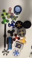 Grosse Fidget Spinner Sammlung – Über 15 Stück inkl. Cases