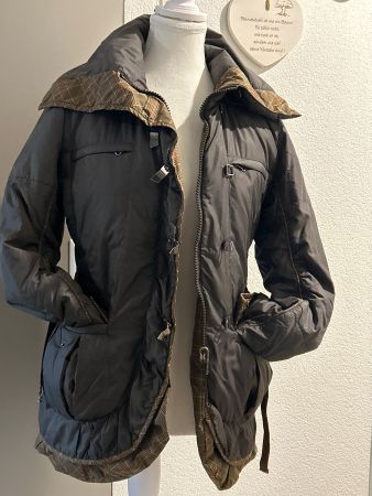 Daunenjacke khaki beidseitig tragbar  SPORTMAX Gr. 36