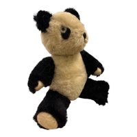 Vintage - Teddy "Panda" aus Mohair - 22 cm gross