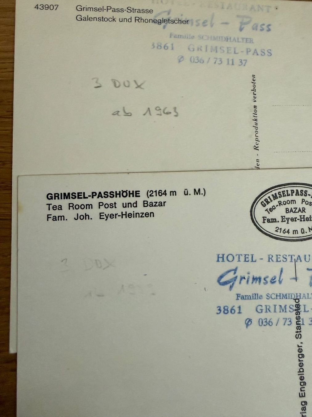 Ansichtskarten: 3x SAURER 3DUX Postkarten Ansichtskarten PTT Postauto – Gebraucht aus Stans von Huonder66 3