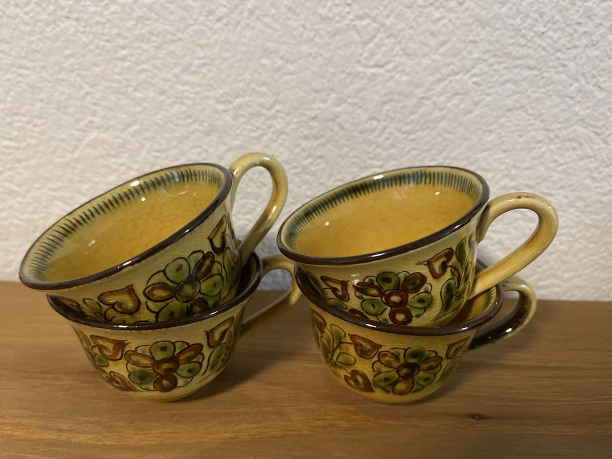Tazze: Vintage Espresso Set, Burri Keramik, handbemalt – Usato da Meikirch venduto da Hilfe_Waisentiere 4
