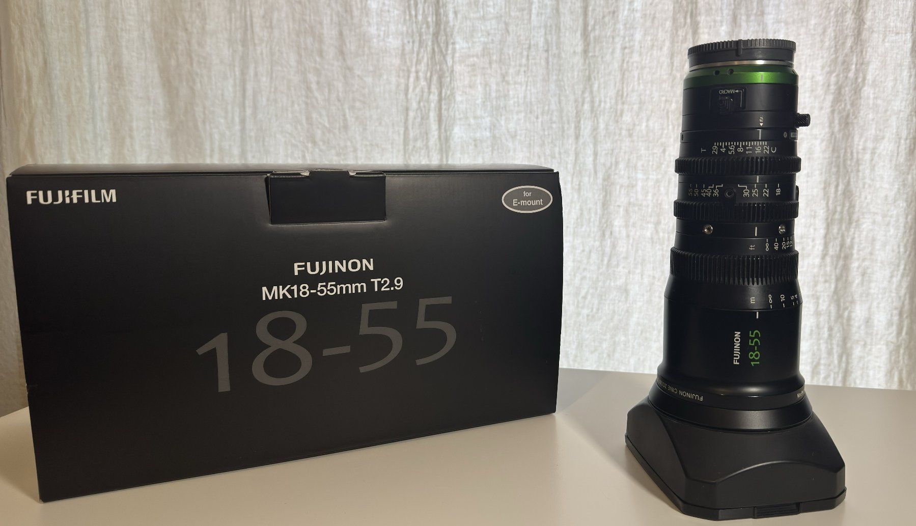 Fujinon Obiettivi: Fujinon MK18-55MM T2.9 Sony E-Mount – Usato da Zürich venduto da sevi187b2 2