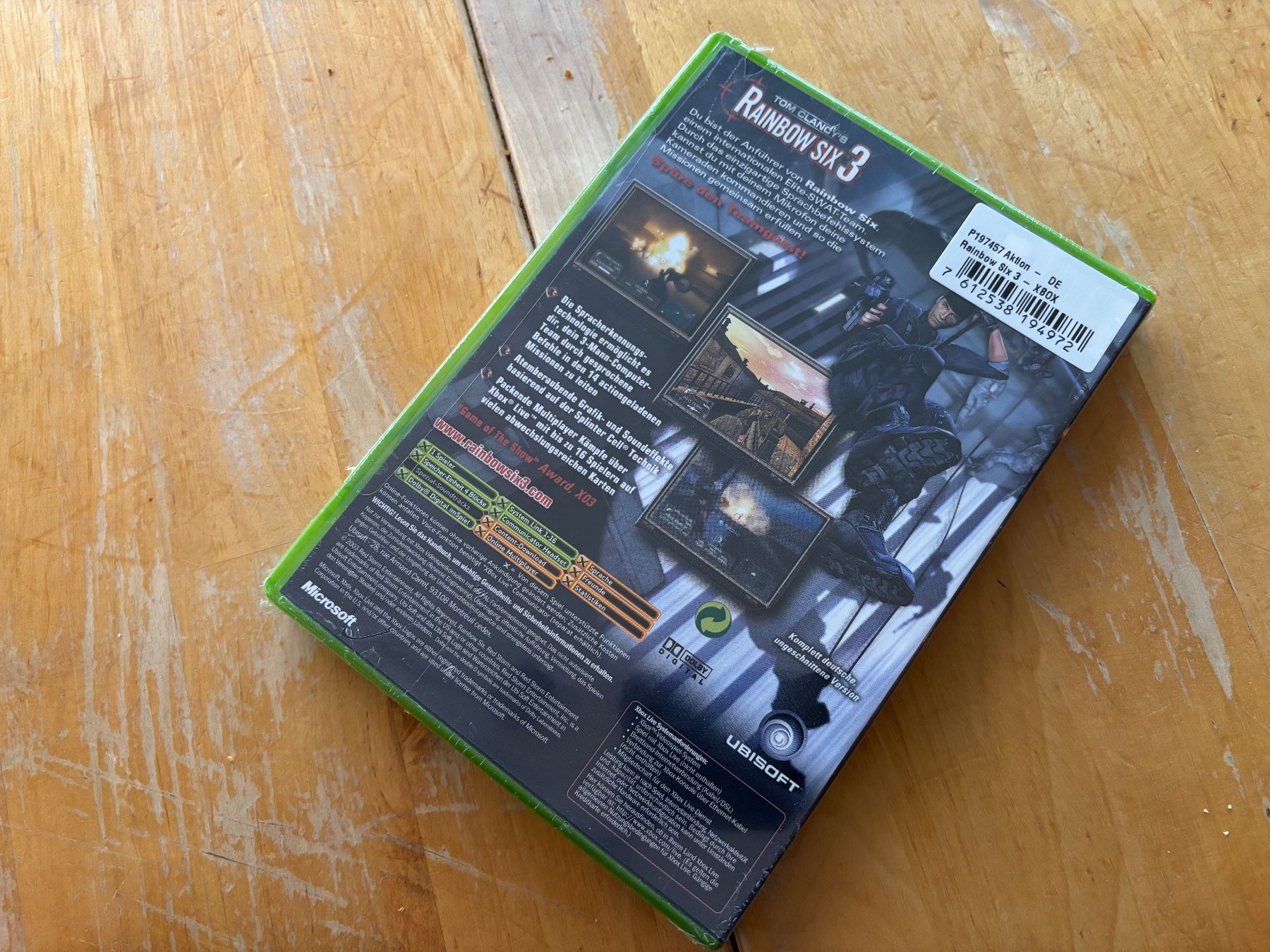Giochi: Rainbow Six 3 (NEU) – Nuovo e nell'imballaggio originale da Frenkendorf venduto da Fionchen 1