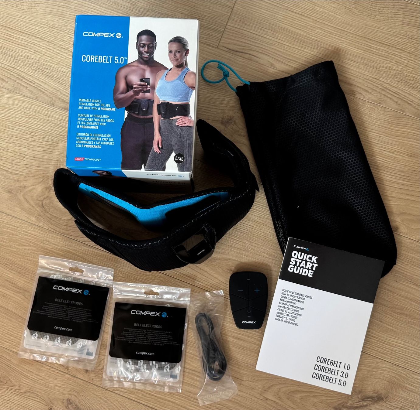 Compex Appareils de massage: Compex Corebelt 5.0 L/XL – D'occasion à Grattavache par nic604