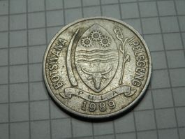 Botswana 10 Thebe, 1989