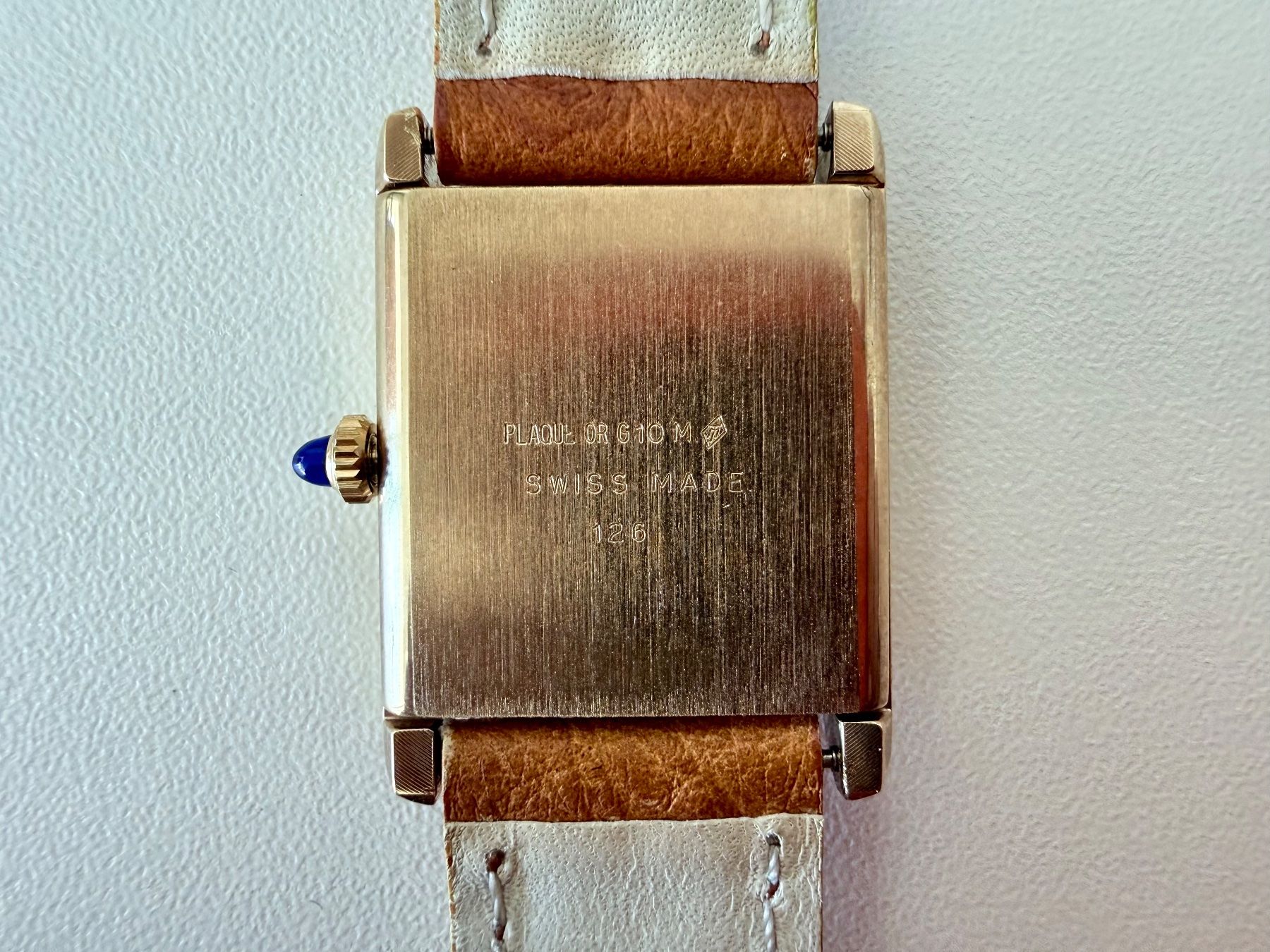 Uhren: CATENA "Tank" type, MEDIUM, Plaqué or, Mechanical, Swiss – Neu und originalverpackt aus Le Mont-sur-Lausanne von LycaGallery 4