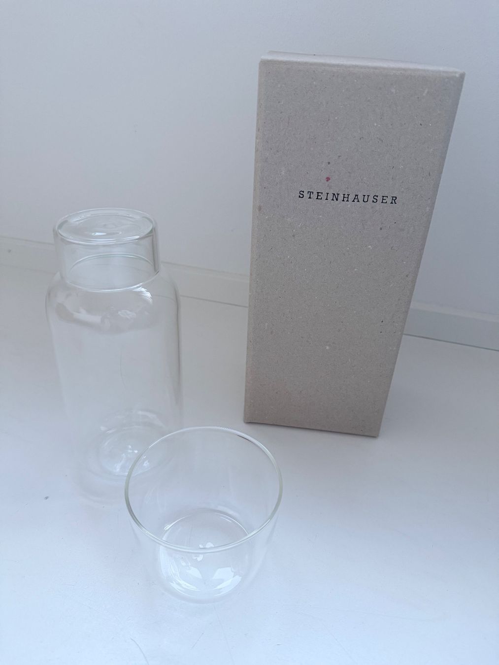 Caraffe: Steinhauser - Karaffe mit Deckel und Trinkglas – Nuovo e nell'imballaggio originale da Zürich venduto da derLaufderDinge 1