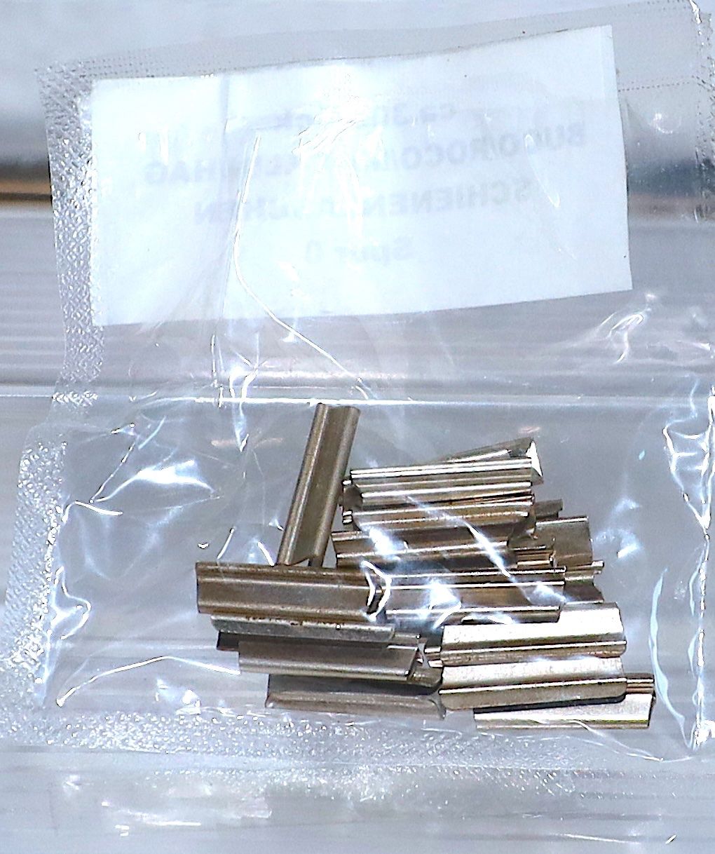 Fulgurex Modelleisenbahnen: SCHIENENLASCHEN  SPUR 0 – Neu (gemäss Beschreibung) aus Ipsach von locky55 1