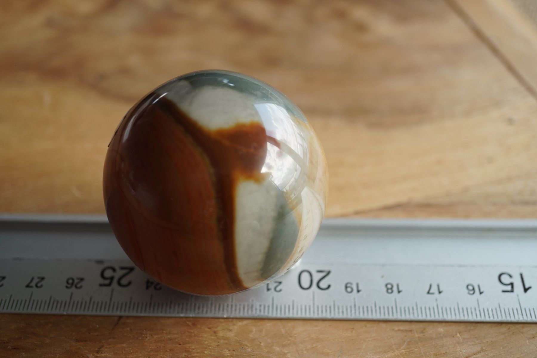Mineralien & Heilsteine: Polychrom Jaspis       5cm   Kugel    – Räumung – Neu (gemäss Beschreibung) aus Eschenbach SG von topstone 4