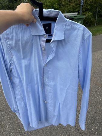 Hellblaues Hemd von WE slim fit