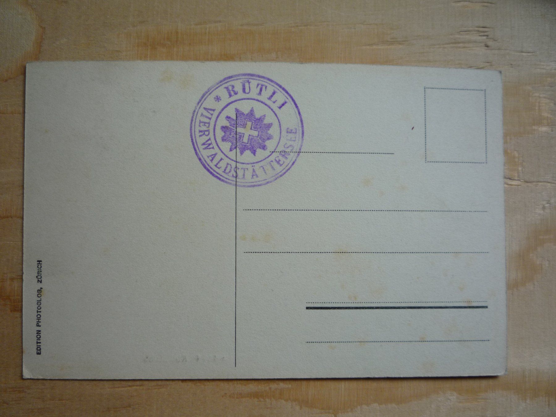 Cartoline postali: Rütlistube, M 4494 – Usato da Rieden SG venduto da Gant24 1